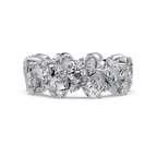 Pear & Round Cut Diamond Ladies Ring