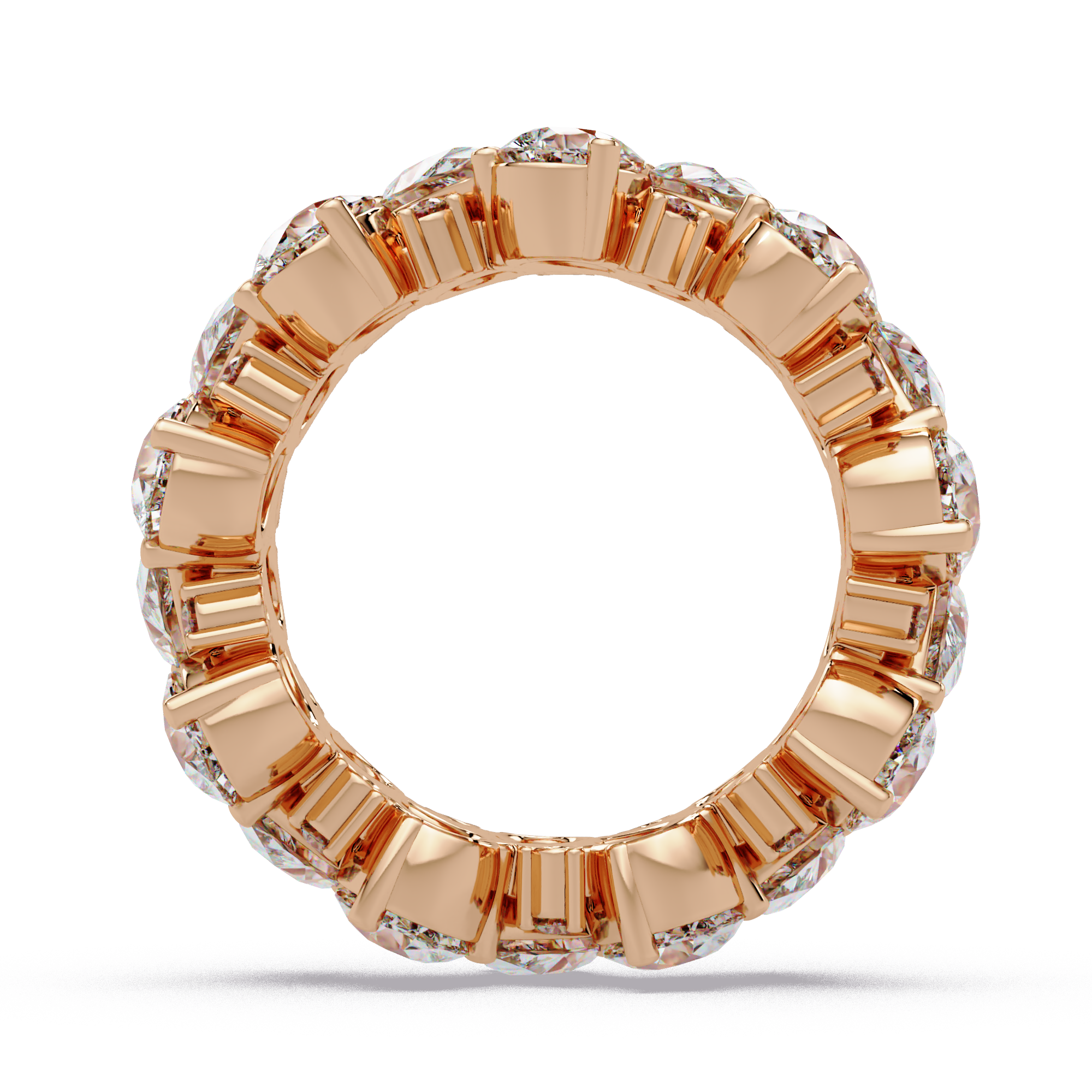 Pear & Round Cut Diamond Ladies Ring