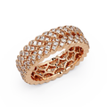 Round Cut Diamond Ladies Ring