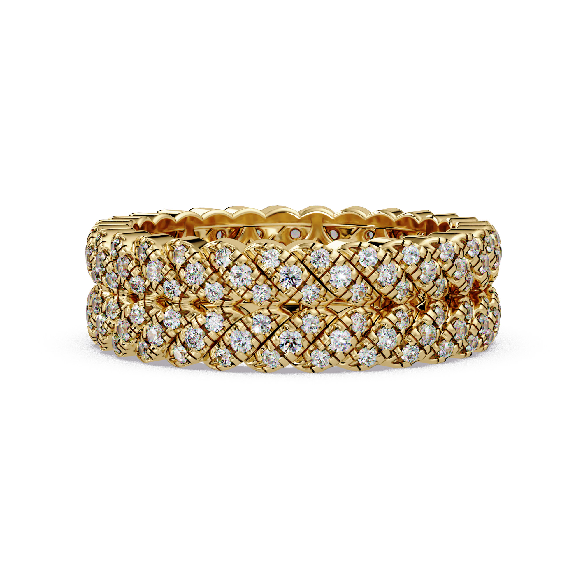 Round Cut Diamond Ladies Ring