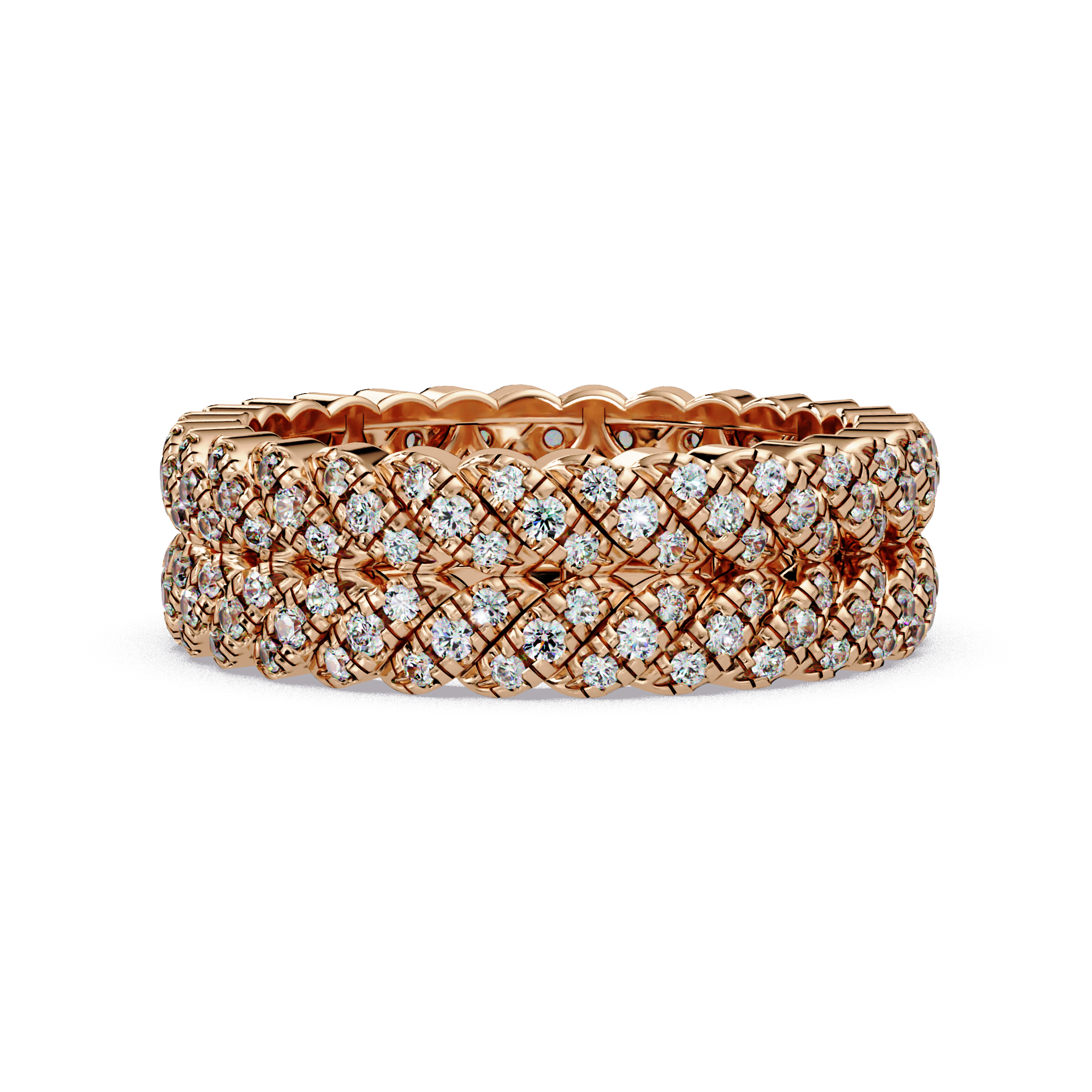 Round Cut Diamond Ladies Ring