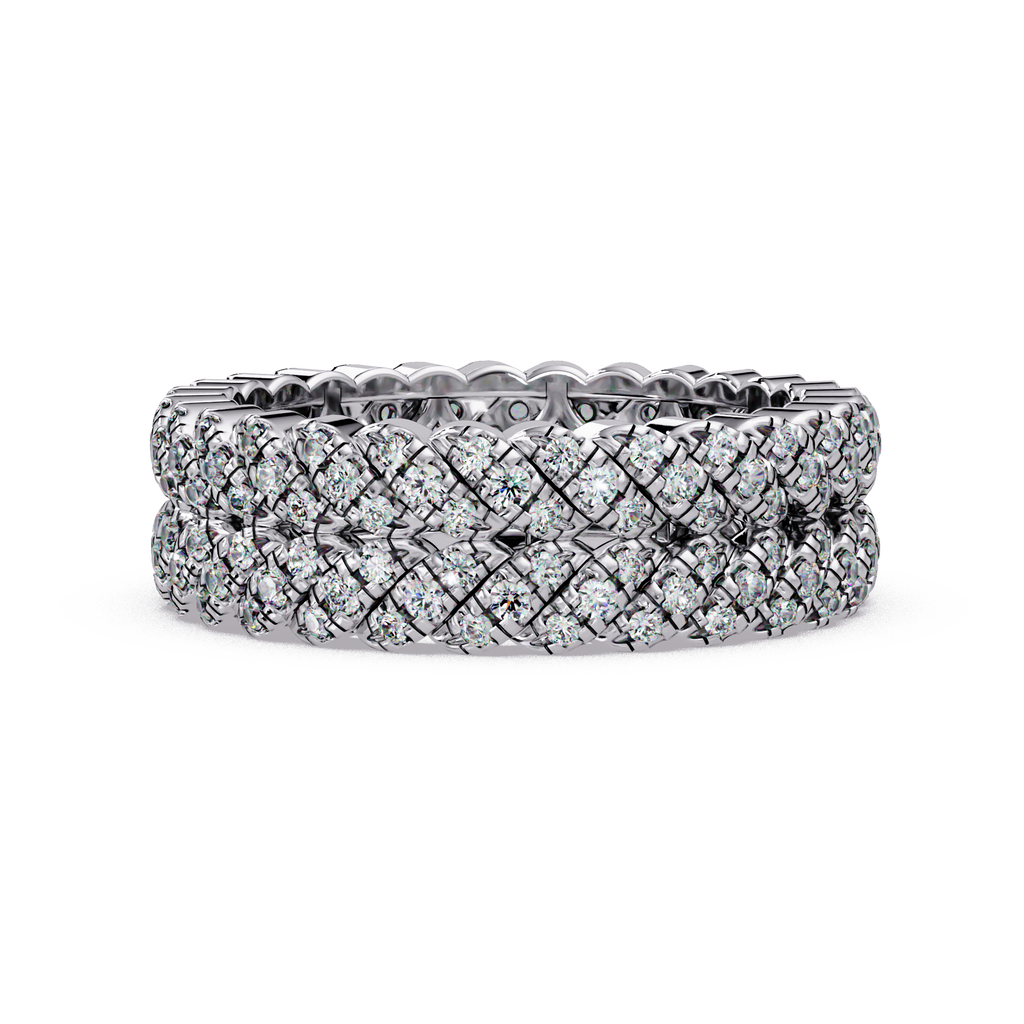 Round Cut Diamond Ladies Ring