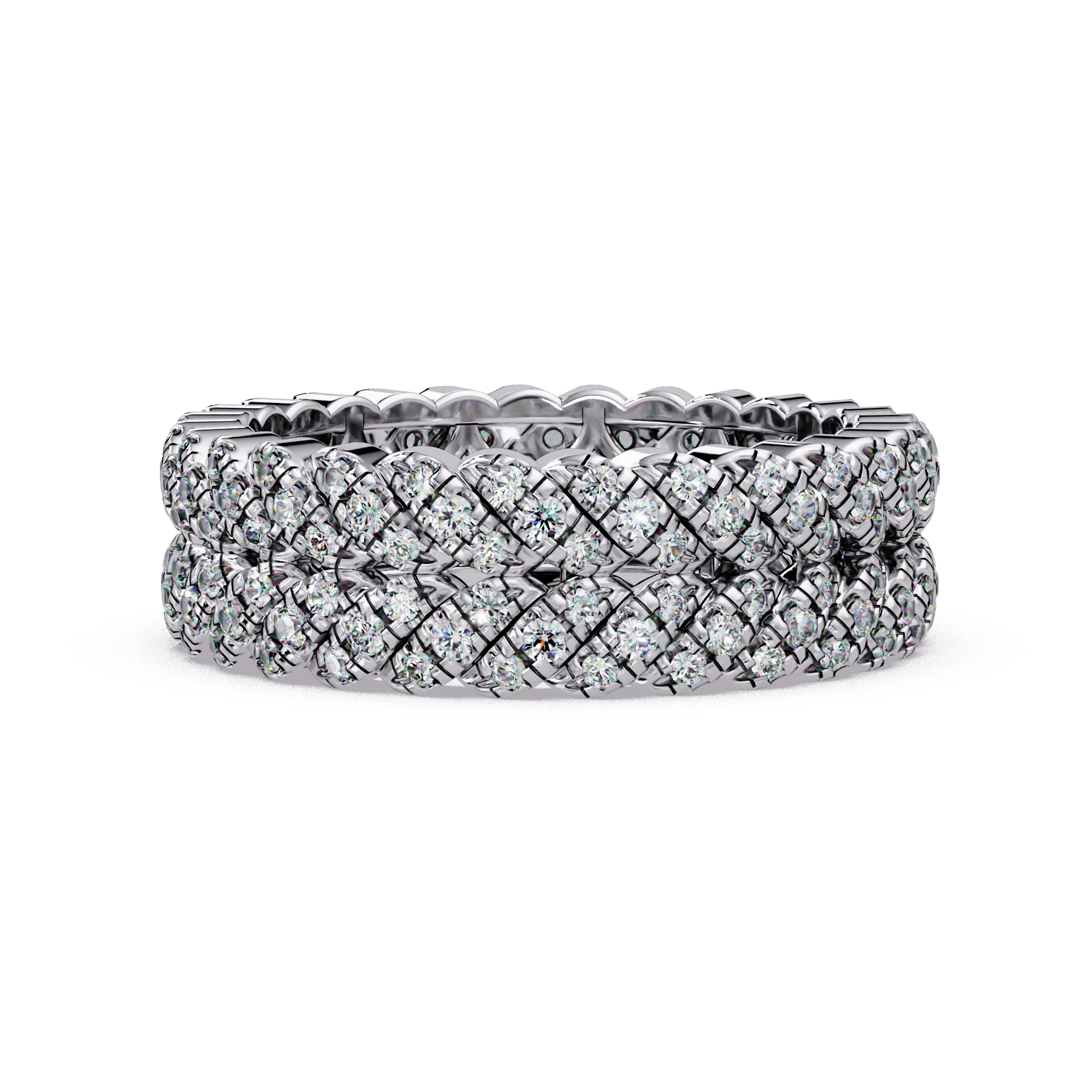 Round Cut Diamond Ladies Ring