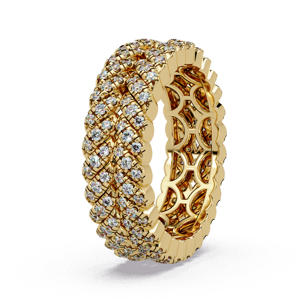 Round Cut Diamond Ladies Ring