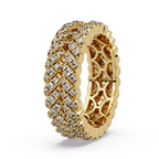 Round Cut Diamond Ladies Ring