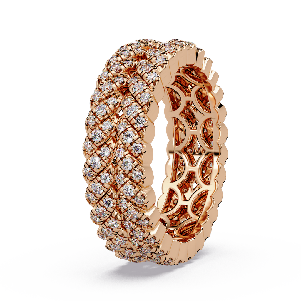 Round Cut Diamond Ladies Ring