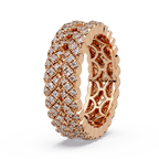 Round Cut Diamond Ladies Ring