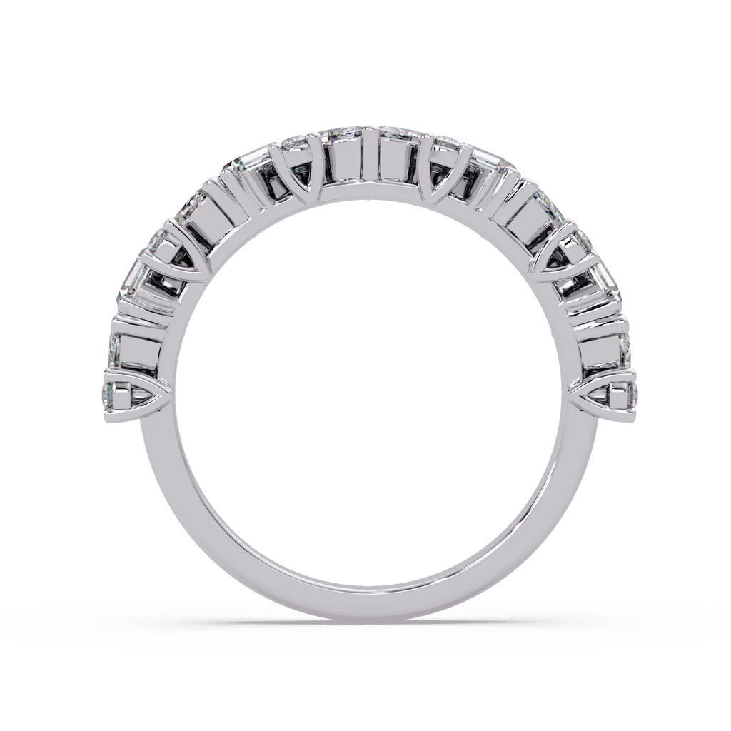 Baguette Straight, Marquise & Round Cut Diamond Ladies Ring