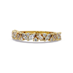 Baguette Straight, Marquise & Round Cut Diamond Ladies Ring
