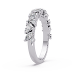 Baguette Straight, Marquise & Round Cut Diamond Ladies Ring