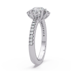 Round Cut Diamond Ladies Ring