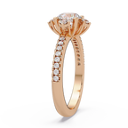 Round Cut Diamond Ladies Ring