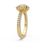 Round Cut Diamond Ladies Ring
