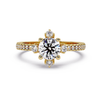 Round Cut Diamond Ladies Ring