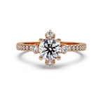 Round Cut Diamond Ladies Ring