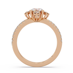 Round Cut Diamond Ladies Ring
