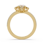 Round Cut Diamond Ladies Ring