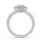 Round Cut Diamond Ladies Ring