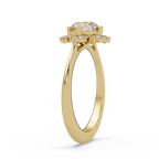 Marquise & Round Cut Diamond Ladies Ring