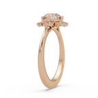 Marquise & Round Cut Diamond Ladies Ring