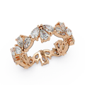 Pear Cut Diamond Eternity Band Ladies Ring