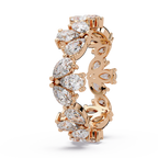 Pear Cut Diamond Eternity Band Ladies Ring