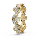 Pear Cut Diamond Eternity Band Ladies Ring