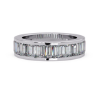 Baguette Straight Cut Diamond Ladies Ring