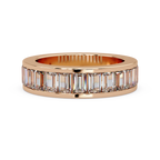 Baguette Straight Cut Diamond Ladies Ring