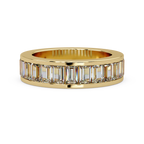 Baguette Straight Cut Diamond Ladies Ring