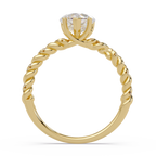 Heart & Round Cut Diamond Ladies Ring