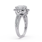 Pear & Round Cut Diamond Ladies Ring