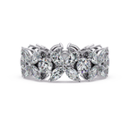 Marquise & Round Cut Diamond Ladies Ring