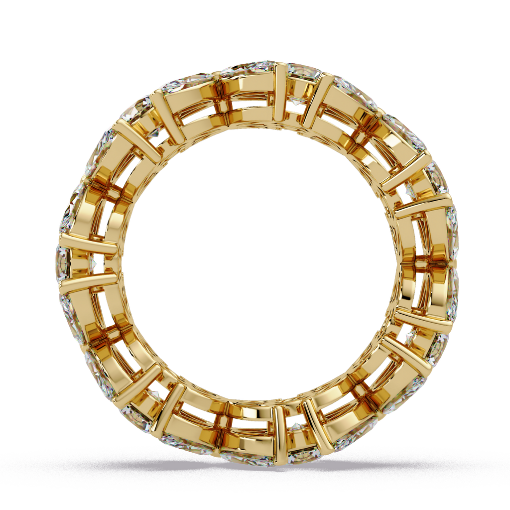Marquise & Round Cut Diamond Ladies Ring