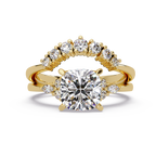 Cushion, Marquise & Round Cut Diamond Ladies Ring