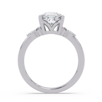 Cushion, Marquise & Round Cut Diamond Ladies Ring