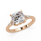 Cushion, Marquise & Round Cut Diamond Ladies Ring