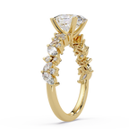 Oval, Marquise & Round Cut Diamond Ladies Ring