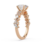 Oval, Marquise & Round Cut Diamond Ladies Ring