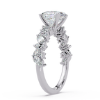 Oval, Marquise & Round Cut Diamond Ladies Ring