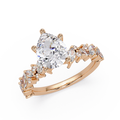 Pear, Marquise & Round Cut Diamond Ladies Ring