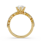 Pear, Marquise & Round Cut Diamond Ladies Ring