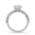 Pear, Marquise & Round Cut Diamond Ladies Ring