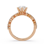 Pear, Marquise & Round Cut Diamond Ladies Ring