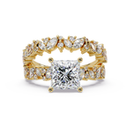 Princess, Marquise & Round Cut Diamond Ladies Ring