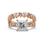 Princess, Marquise & Round Cut Diamond Ladies Ring