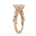 Princess, Marquise & Round Cut Diamond Ladies Ring