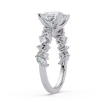 Princess, Marquise & Round Cut Diamond Ladies Ring