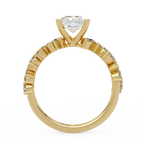 Radiant, Marquise & Round Cut Diamond Ladies Ring