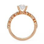 Radiant, Marquise & Round Cut Diamond Ladies Ring